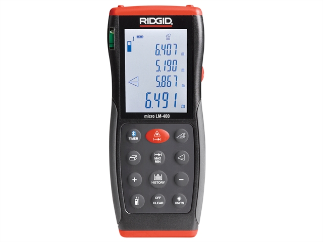 RIDGID Micro LM-400 Advanced Laser Distance Measure 36813