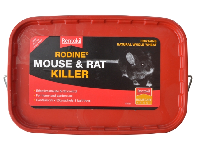 Rentokil Rodine Mouse & Rat Killer 25 x 50g