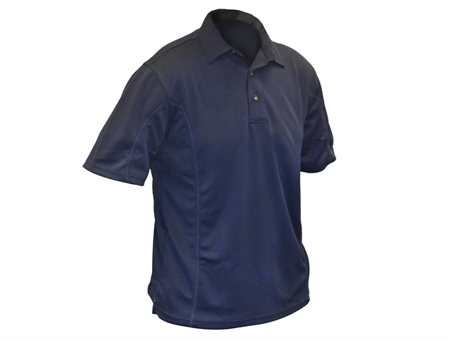 Roughneck Clothing Quick Dry Polo Shirt Blue - XXL