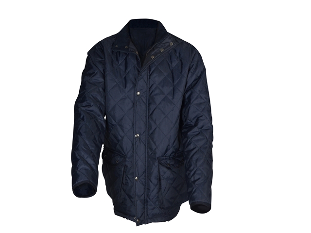 Roughneck Clothing Blue Quilted Jacket - L