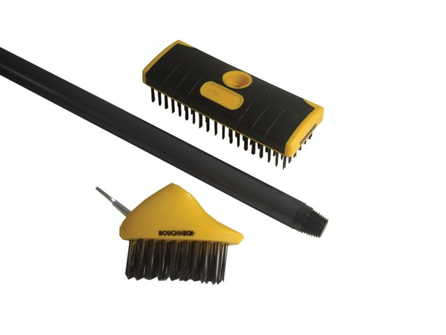 Roughneck Patio & Decking Brush Set 2 Piece