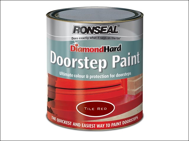 Ronseal Diamond Hard Doorstep Paint Black 750ml