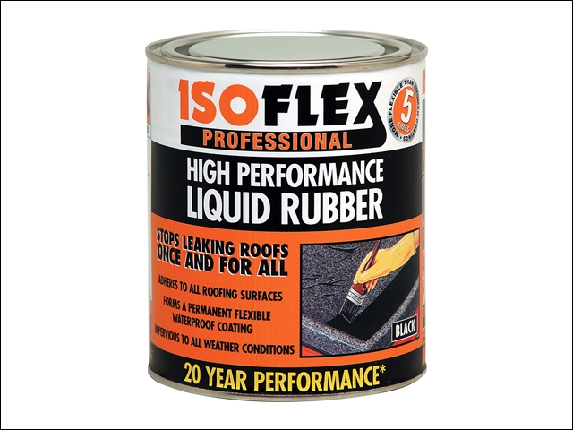 Ronseal Isoflex Liquid Rubber Black 2.1 Litre