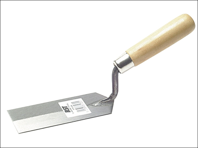 R.S.T. Margin Trowel Wooden Handle 5in x 2in