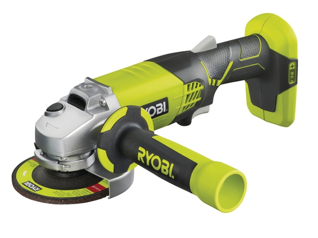 Ryobi R18AG0 115mm One+ Angle Grinder 18 Volt Bare Unit 18V