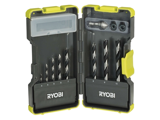 Ryobi RAK-08BP Bradpoint Drill Bit Set of 8