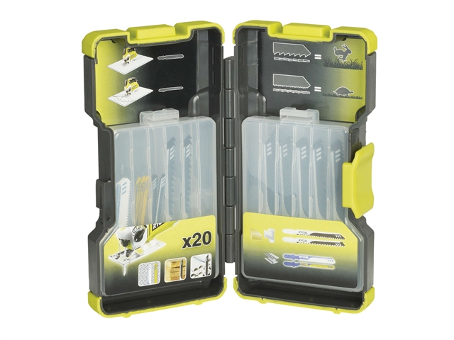 Ryobi RAK-20JB Jigsaw Blade Set of 20