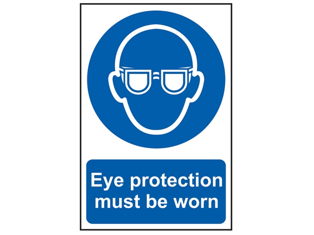 Scan Eye Protection Must Be Worn - PVC 200 x 300mm