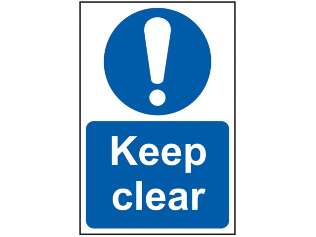 Scan Keep Clear - PVC 200 x 300mm