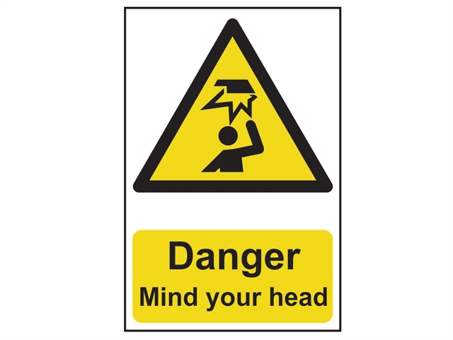 Scan Danger Mind Your Head - PVC 200 x 300mm