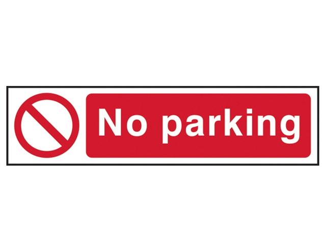 Scan No Parking - PVC 200 x 50mm