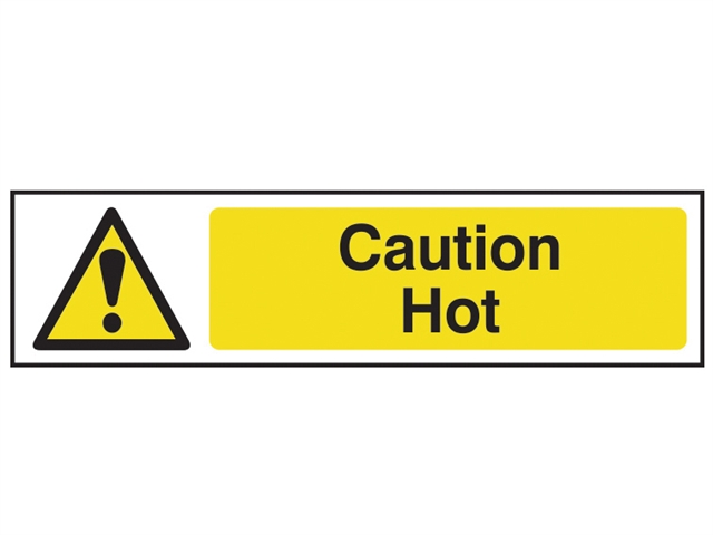 Scan Caution Hot - PVC 200 x 50mm