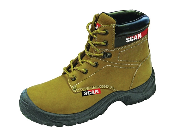 Scan Cougar Nubuck Safety Boots S1P UK 6 Euro 40