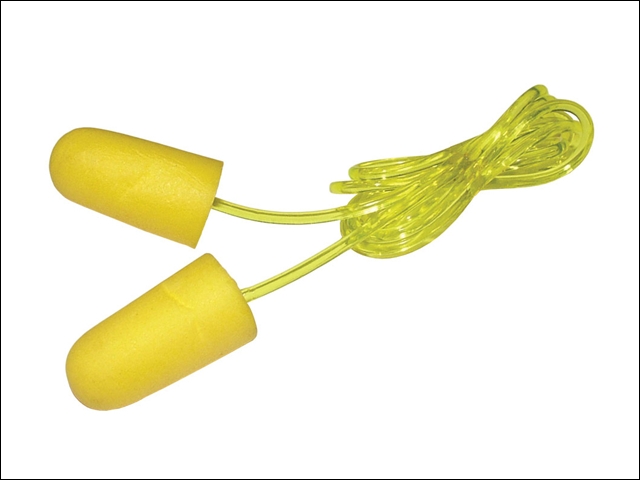 Scan Foam Earplugs + Cord (6 Pairs) SNR29