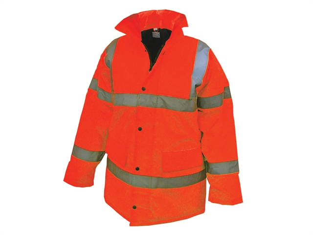 Scan Hi-Vis Bomber Jacket Orange - XL (46-48in)