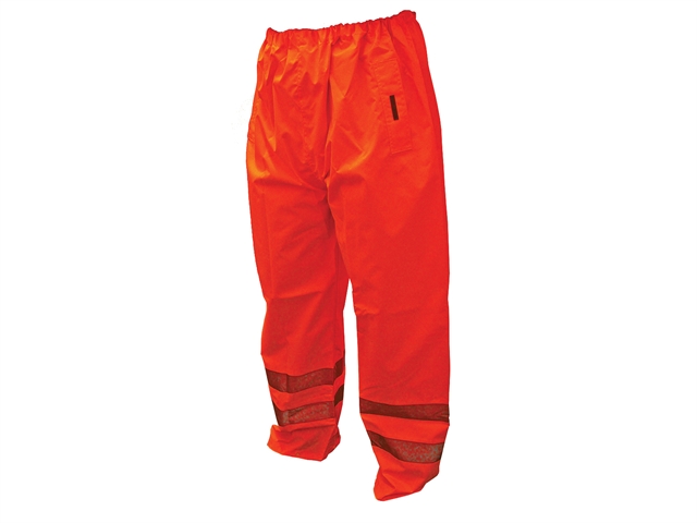 Scan Hi-Vis Motorway Trouser Orange - M (34-36in)