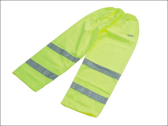 Scan Hi-Vis Motorway Trouser Yellow - XL (42-44in)