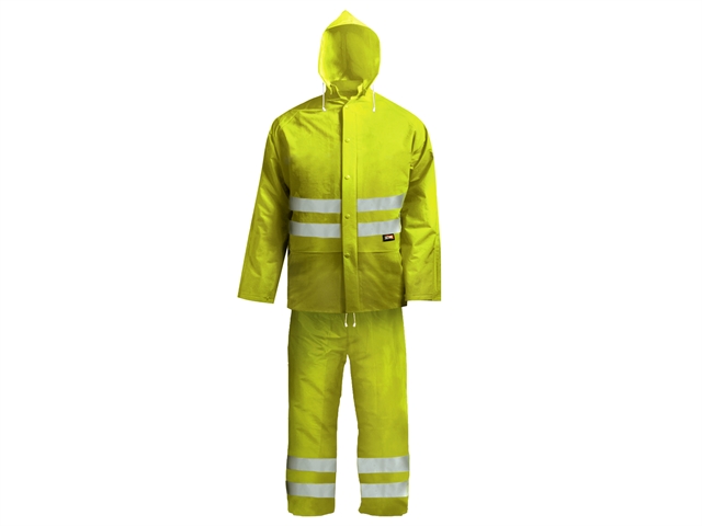 Scan Hi-Visibility Rain Suit Yellow - XL