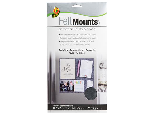 Shurtape Duck® FeltMounts™ Self-Sticking Memo Board