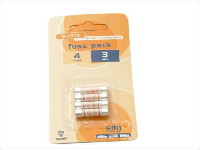 SMJ 3A Fuses (Pack of 4)