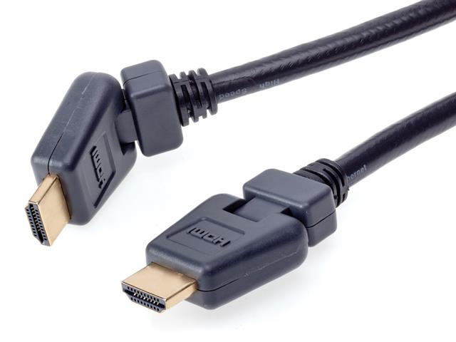 SMJ Hi-Performance Angled HDMI Cable 2m