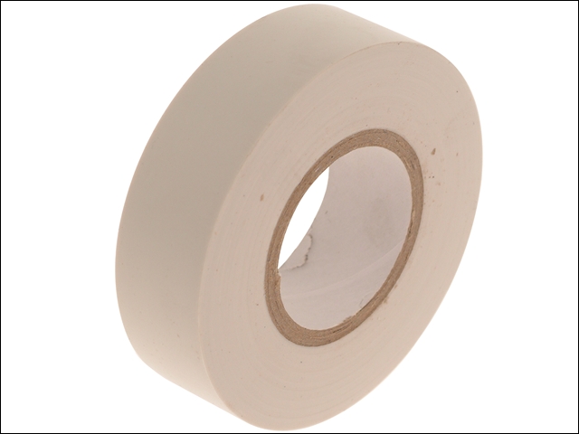 SMJ PVC Insulation Tape White 19mm x 20m