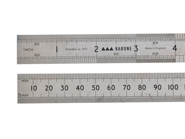 Stanley Tools 64R Rustless Rule 150mm / 6in