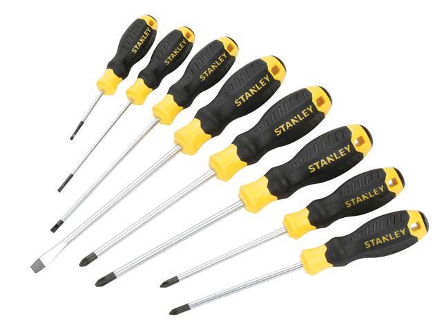 Stanley Tools 0-62-153 Screwdriver Set PH/PZ/SL, 8 Piece