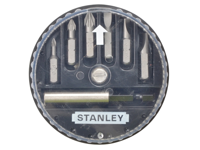 Stanley Tools Insert Bit Set Pozidriv/Slotted 7 Piece