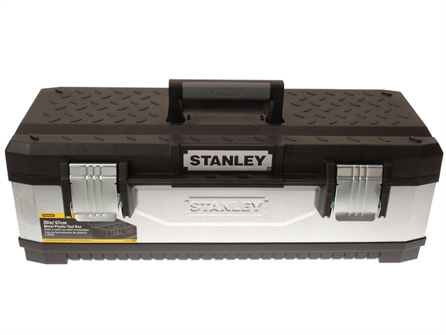 Stanley Tools Galvanised Metal Tool Box 26in