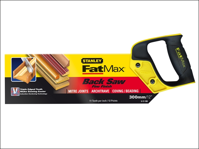 Stanley Tools FatMax Tenon Back Saw 300mm (12in) 11tpi