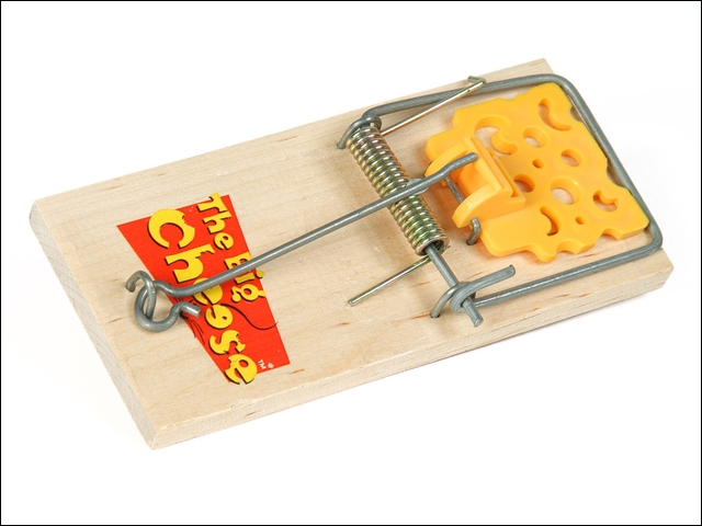 STV Pest-Free Living Baited Ready To Use Easyset Mouse Trap Twinpack