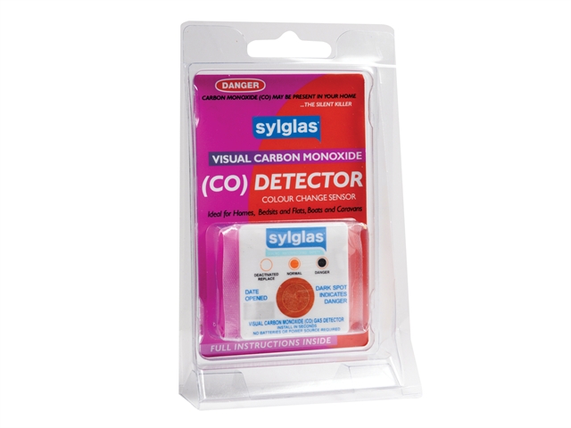 Sylglas Carbon Monoxide Colour Sensor Detector