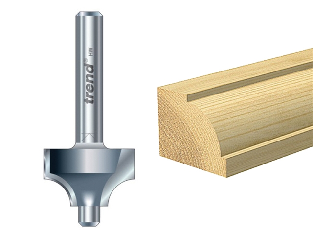 Trend 7D/3 x 1/4 TCT Pin Guided Ovolo 9.5mm Radius