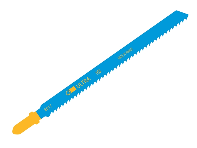 Ultra 8017-HSS Jigsaw Blades Card of 5 Metal T318B