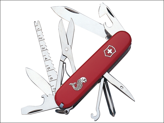 Victorinox Fisherman Swiss Army Knife Red 1473372