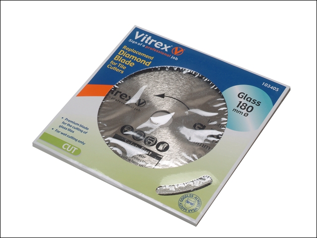 Vitrex 10 3405 Diamond Glass Blade 180mm