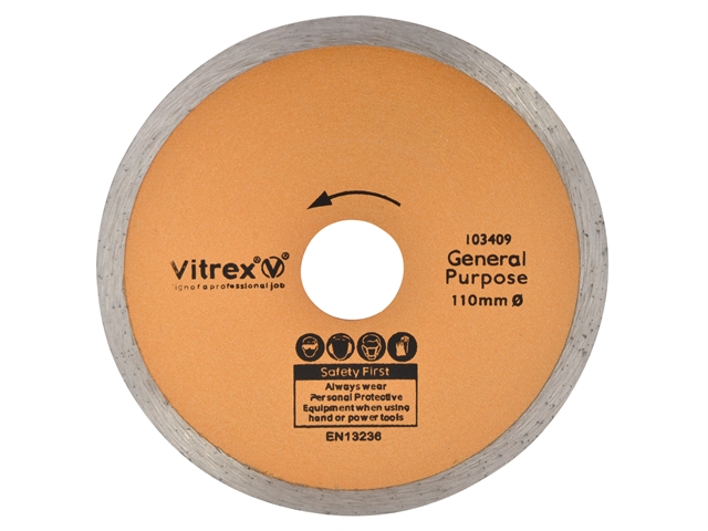 Vitrex 10 3409 Diamond Blade Standard 110mm