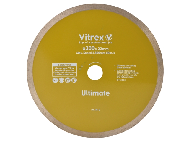 Vitrex 10 3412 Diamond Blade Ultimate 200mm