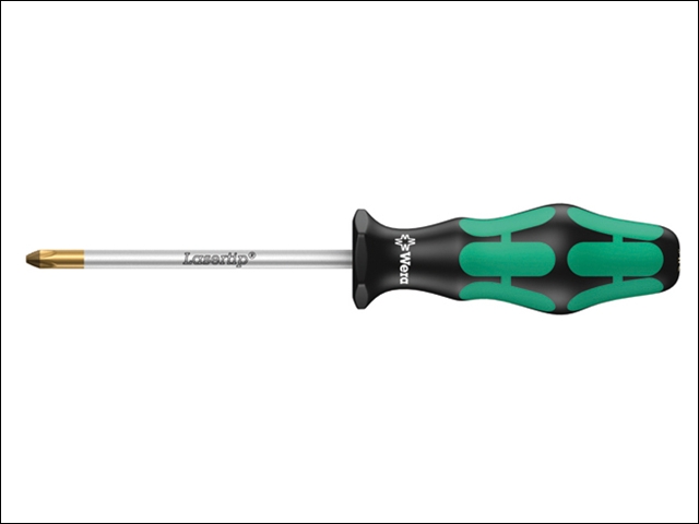 Wera Kraftform 355 Screwdriver Pozidriv Tip PZ1 x 200 mm