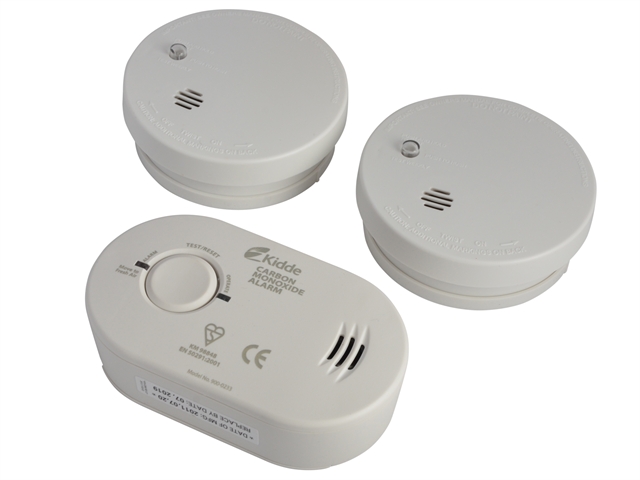XMS Kidde Alarm Triple Pack - Smoke (2) & Carbon Monoxide (1)