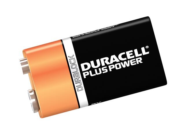 XMS Duracell 9V Batteries Twin Pack