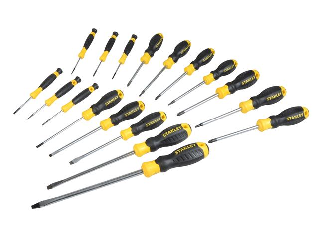 XMS Stanley Essential Screwdriver Set, 18 Piece