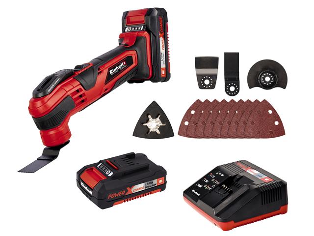 XMS Einhell TE-MG18 Li Cordless Multi-Tool 18V 2 x 2.0Ah Li-ion