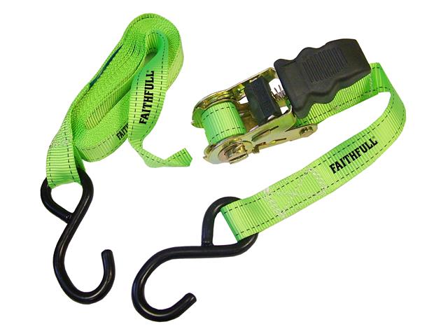 XMS Faithfull Ratchet Tie Downs, 4 Piece