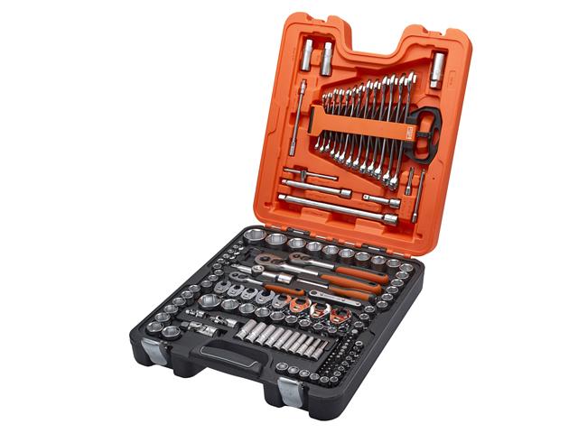 XMS Bahco S138 1/4in 3/8in & 1/2in Socket Set, 138 Piece