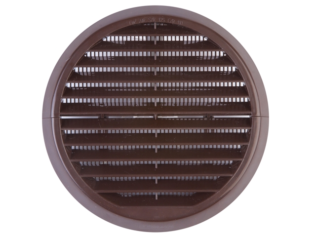 Xpelair Wall Grille Brown Round 100mm