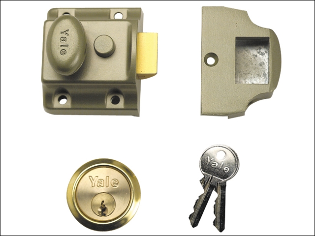 Yale Locks 723 Deadlatches 40mm Backset ENB Finish Box