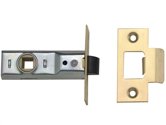 Yale Locks M888 Tubular Mortice Latch 64mm 2.5in Polished Brass Visi Pack of 1