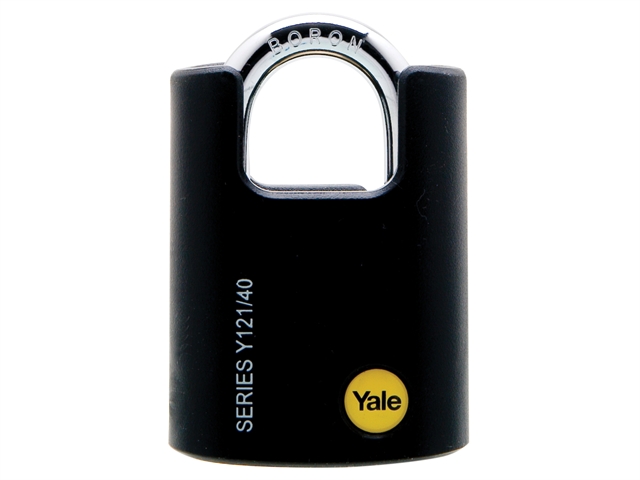 Yale Locks Y121 40mm Brass Padlock Closed Shackle